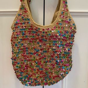 Vintage Beaded shoulder bag